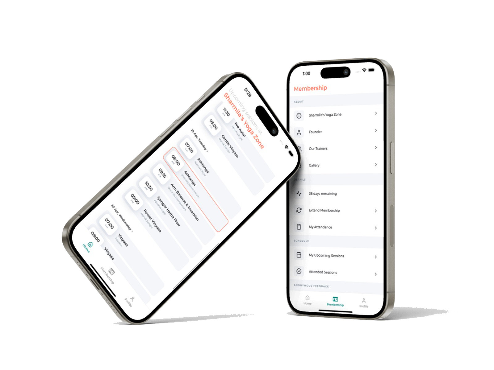 Mobile app download from the Appstore and Playstore